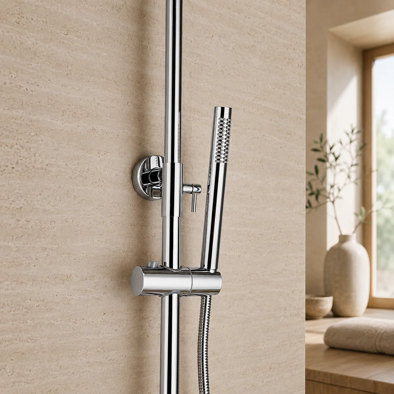Colonne de douche thermostatique chromée - Image 3