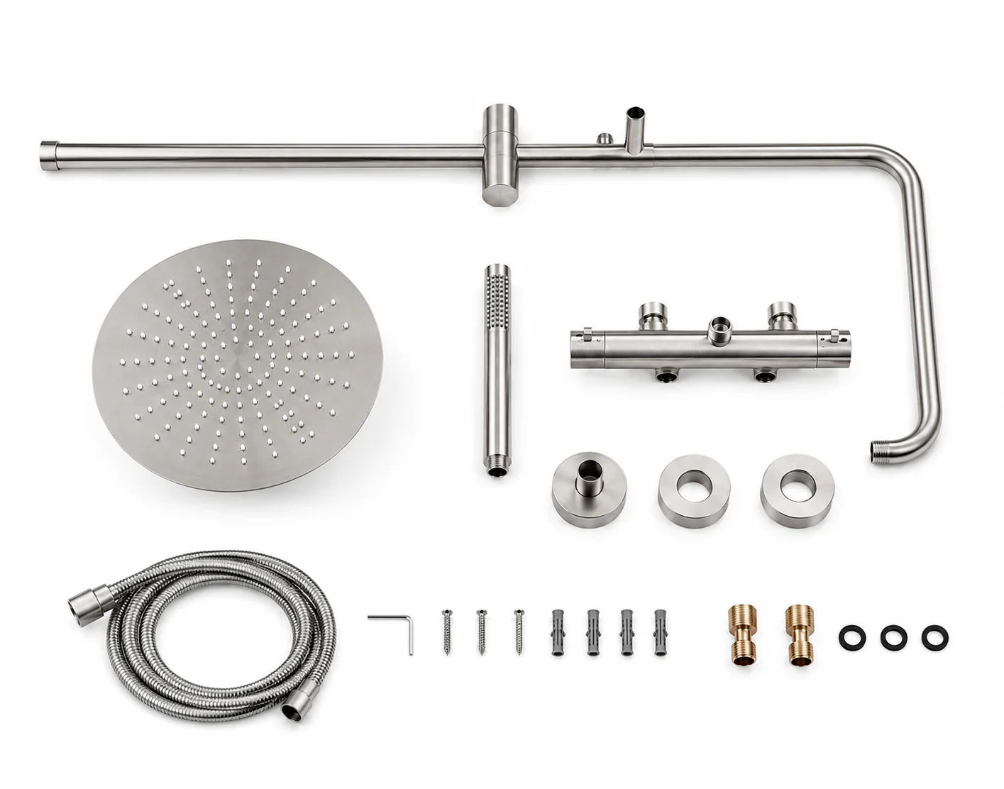 Colonne de douche thermostatique inox brossé - Image 4