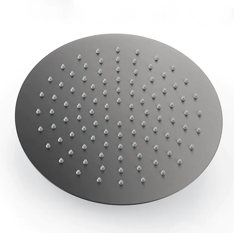 Kit de bain et douche encastré gris brossé - Image 5