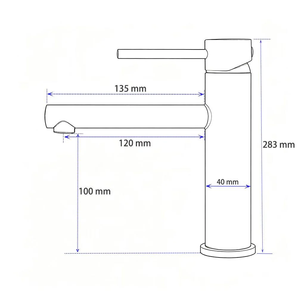 Mitigeur lavabo or rose brossé - Image 6